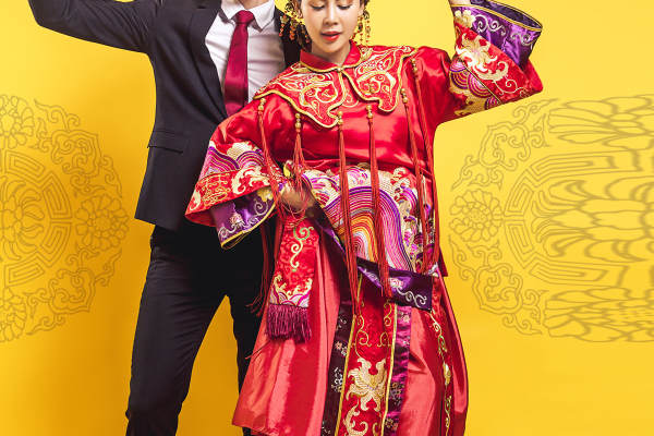 尚品婚纱摄影中国风内景案例