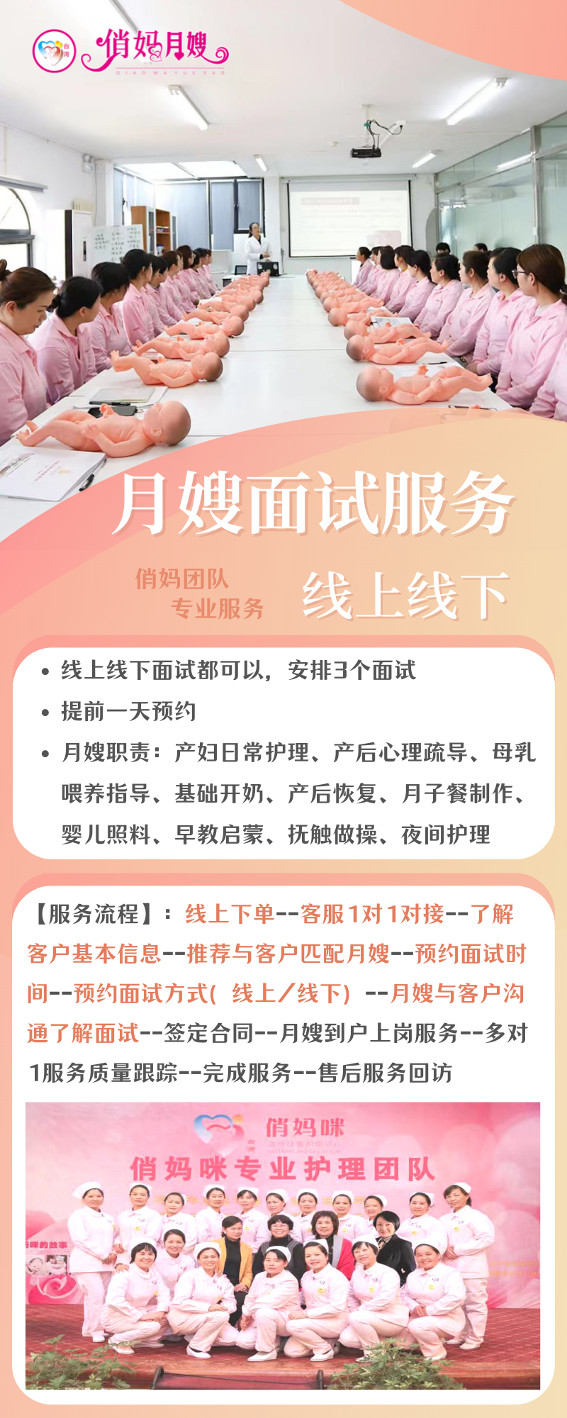 月嫂面试服务