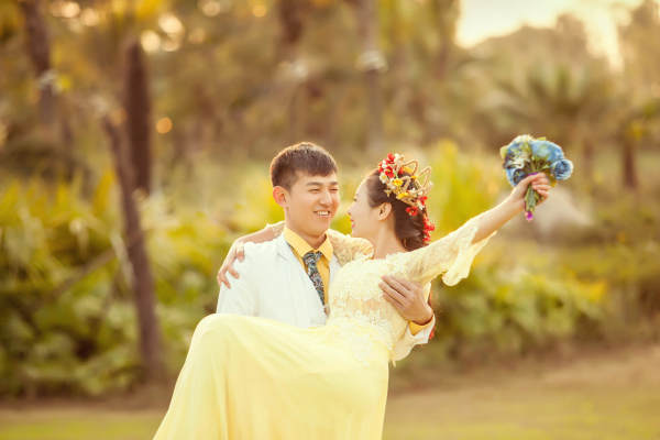 那年花开婚纱摄影中国风案例