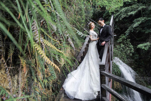 视觉婚纱摄影花海案例