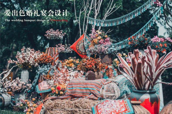 爱出色婚礼宴会设计小清新案例
