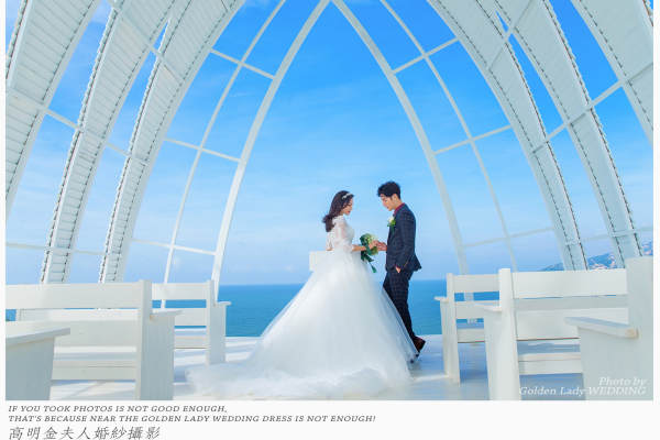 金夫人婚纱摄影小清新案例