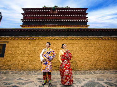 金夫人婚纱摄影个性案例