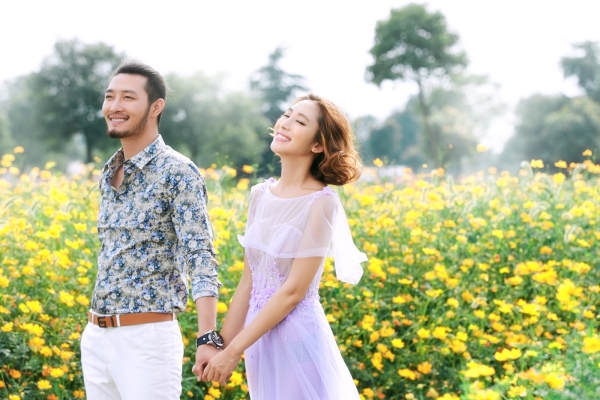 薇薇新娘婚纱摄影小清新案例