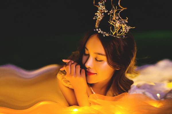 蒙娜丽莎婚纱摄影夜景案例