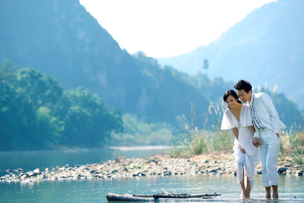 青炜婚纱摄影石塘小镇案例