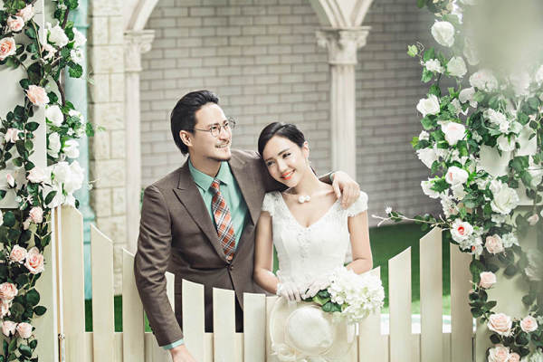 金百合婚纱摄影小清新案例