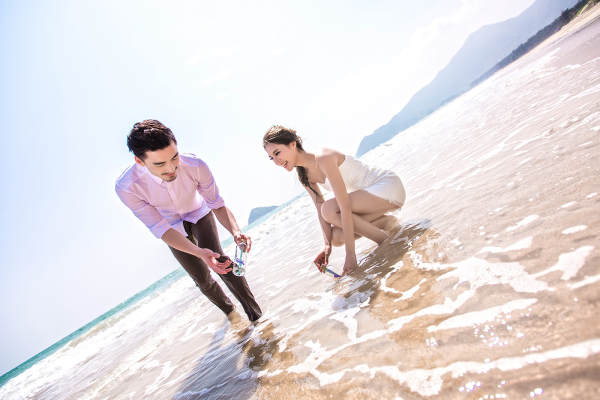 纽约纽约国际婚纱摄影海景案例