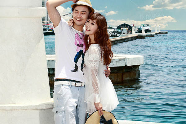 东海侬侬婚纱摄影海景案例