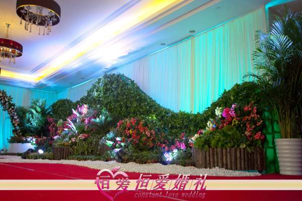 恒爱婚礼鲜花案例