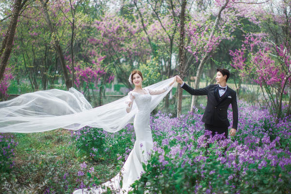 倾城婚纱摄影小清新案例
