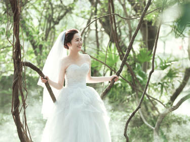 麦田婚纱摄影花海案例