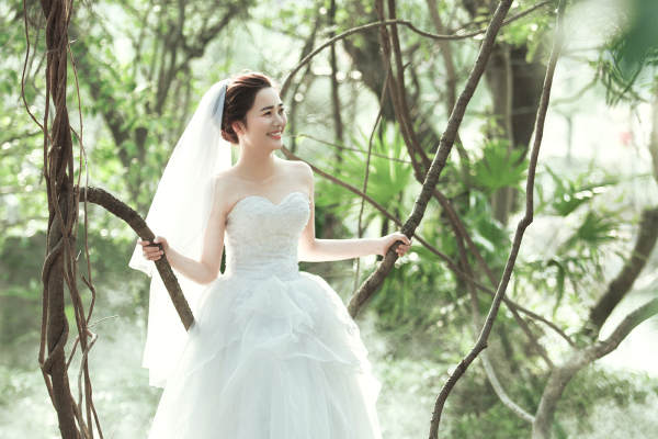 麦田婚纱摄影花海案例