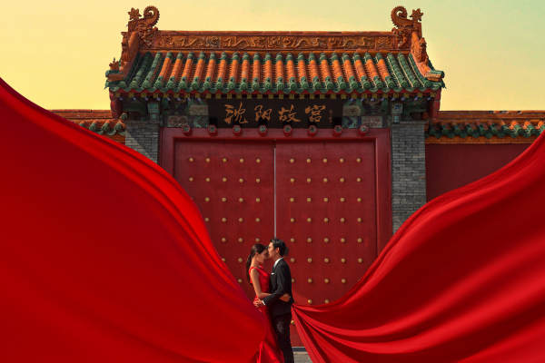 时尚经典婚纱摄影时尚案例