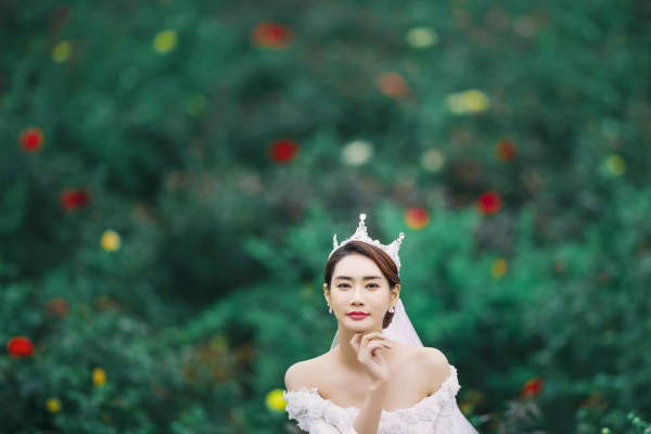 薇薇新娘婚纱摄影小清新案例