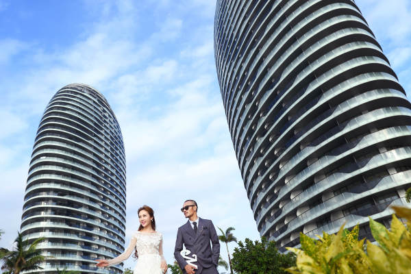 简爱婚纱摄影海景案例