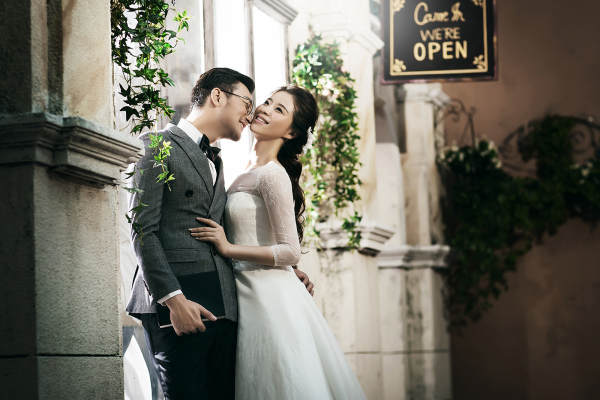 亲密爱人婚纱摄影小清新案例