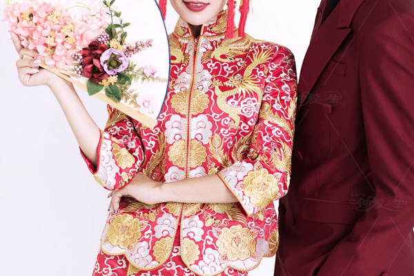 钟爱一生婚纱摄影中国风案例