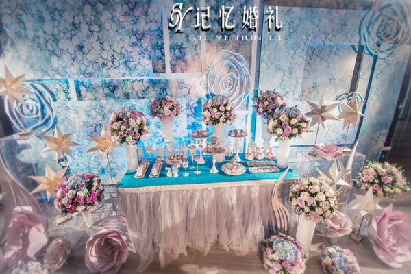 记忆婚礼蓝案例