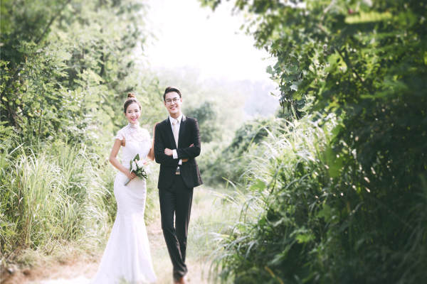 巴黎婚纱摄影小清新案例