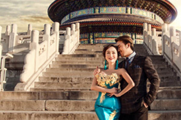 蒙娜丽莎婚纱摄影城市地标案例