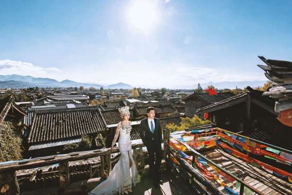 罗曼司婚纱摄影海景案例