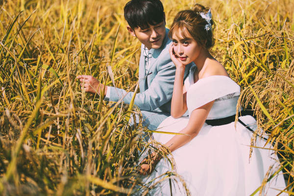 钟爱一生婚纱摄影小清新案例