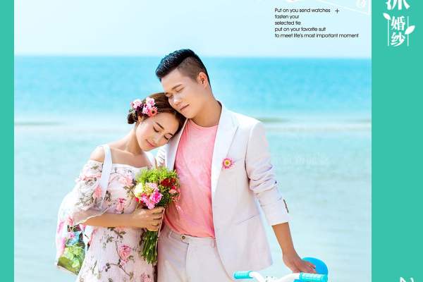 索菲雅新派婚纱海景案例