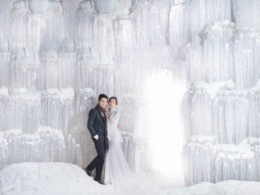 金夫人婚纱摄影雪景案例