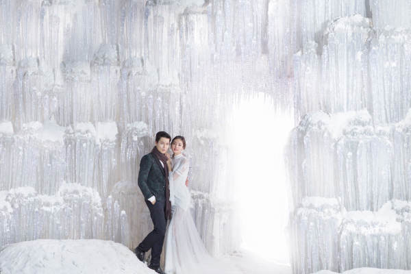 金夫人婚纱摄影雪景案例