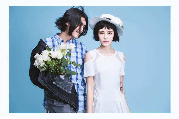 柠檬树私人定制婚纱摄影小清新案例