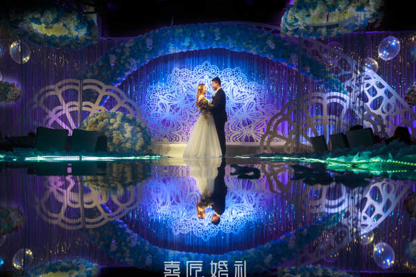 喜匠婚礼撞色案例