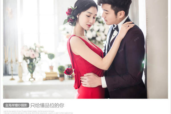 金海岸婚纱小清新案例