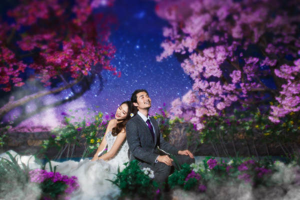 格兰婚纱摄影花海案例