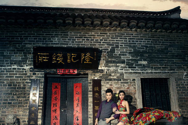 莎士比亚婚纱中国风案例