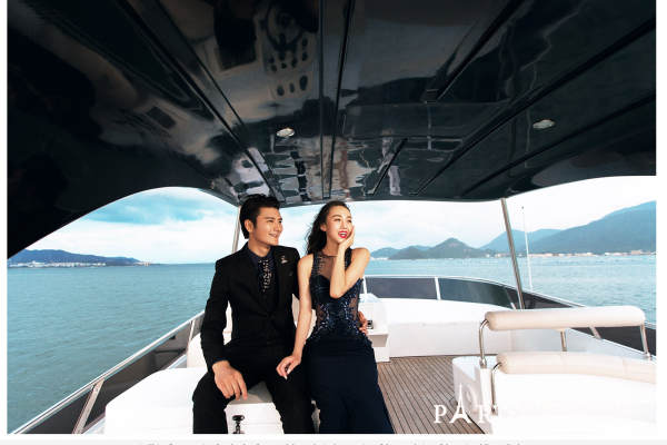 巴黎婚纱摄影游艇案例