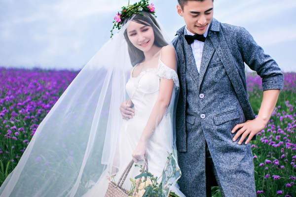 圆梦婚纱摄影小清新案例