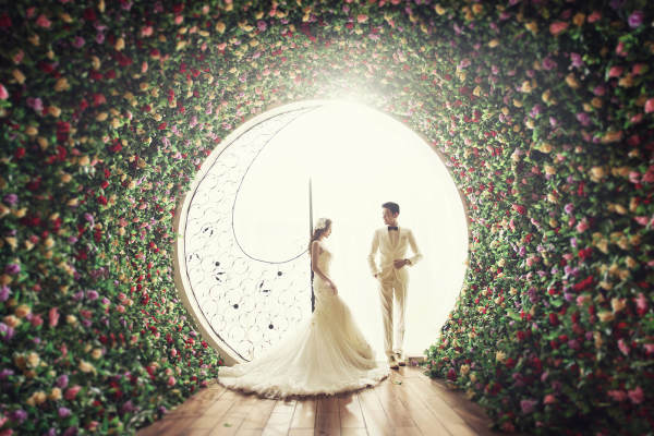 爱度视觉婚纱摄影花海案例