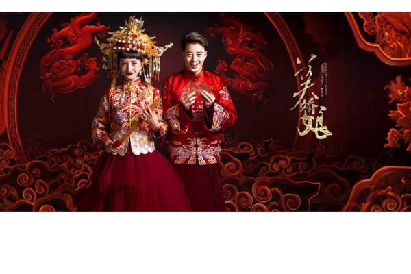 薇薇新娘婚纱摄影·年品质保证中式套系