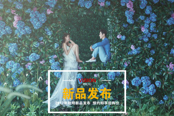 视觉婚纱摄影小清新案例