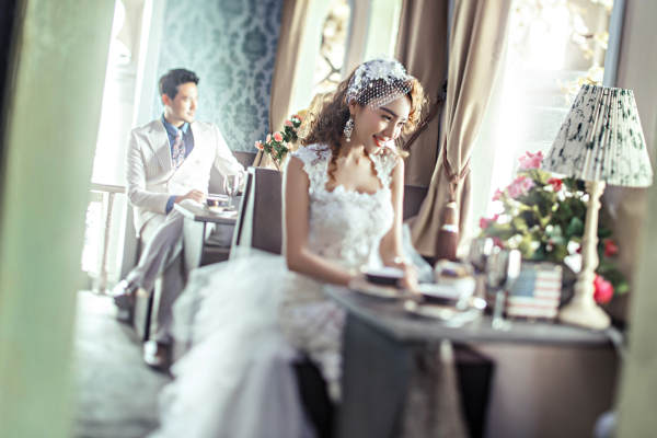 大视觉婚纱摄影工作室薰衣草案例