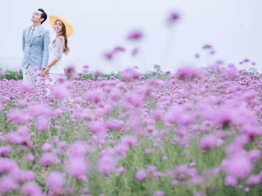 伊薇高端婚纱摄影花海案例