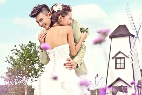 一米阳光婚纱摄影韩式案例