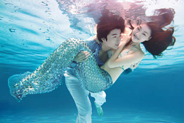 情深深婚纱摄影海景案例