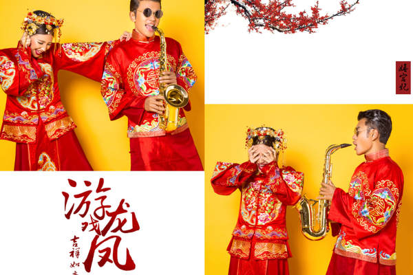 风情婚纱摄影宫殿教堂案例