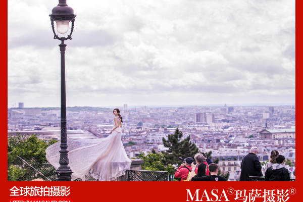 玛萨国际婚纱摄影城市地标案例