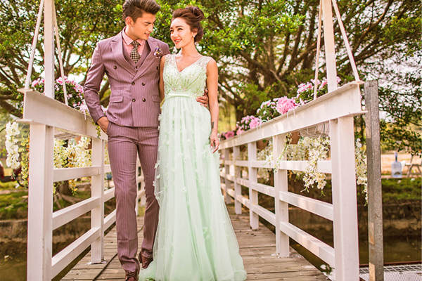 吉美婚纱摄影花海案例
