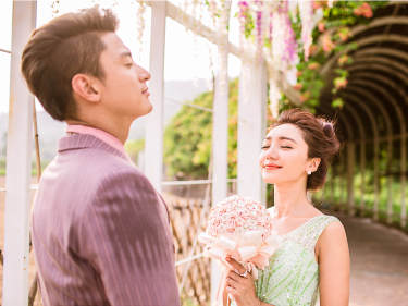 欧尚婚纱摄影花海案例