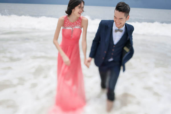 佐岸婚纱摄影海景案例