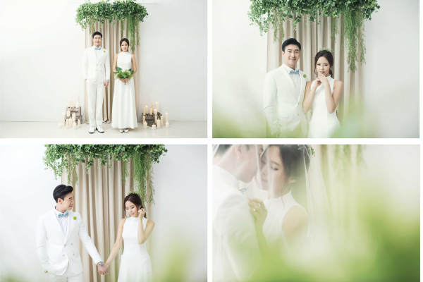 百年好合婚纱摄影韩式内景案例